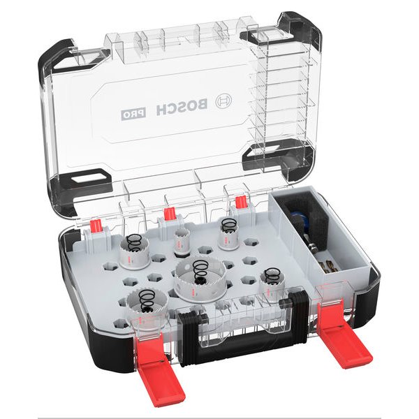 Zestaw pił otwornic PRO Sheet Metal PC Plus, 8 szt.