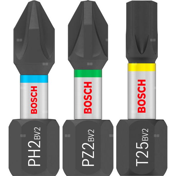 Zestaw PRO Impact Mixed, PH2 (x 5), PZ2 (x 5), T20 (x 5), T25 (x 5), T30 (x 5), 25 mm, 25 szt.