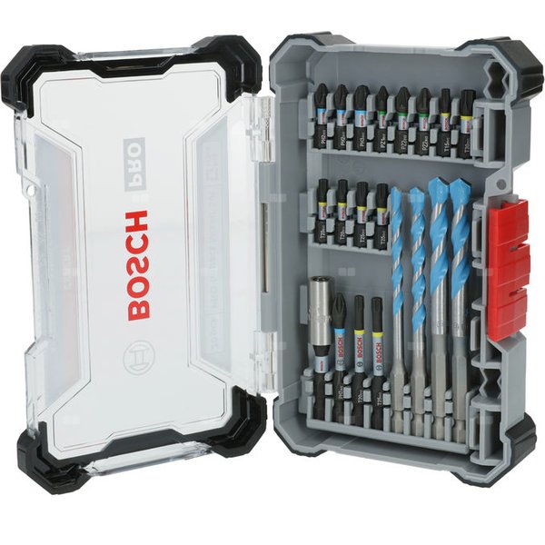 Zestaw mieszany do wkręcania i wiercenia PRO Impact Multi Construction, 20 szt.
