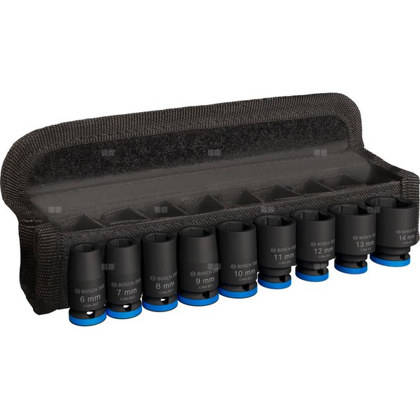 Zestaw nasadek PRO Impact Socket Set, 1/4", standardowe, 9 szt.