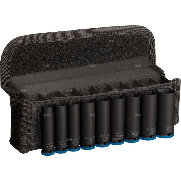 Zestaw nasadek PRO Impact Socket Set, 1/4", głębokie, 9 szt.