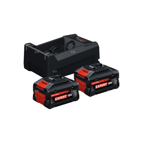 Zestaw startowy (2 akumulatory EXBA18V-55 + ładowarka GAL12V/18V-80)