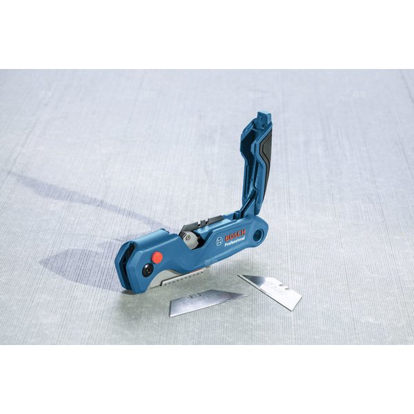 Nóż składany z ostrzem trapezowym 63x19mm
