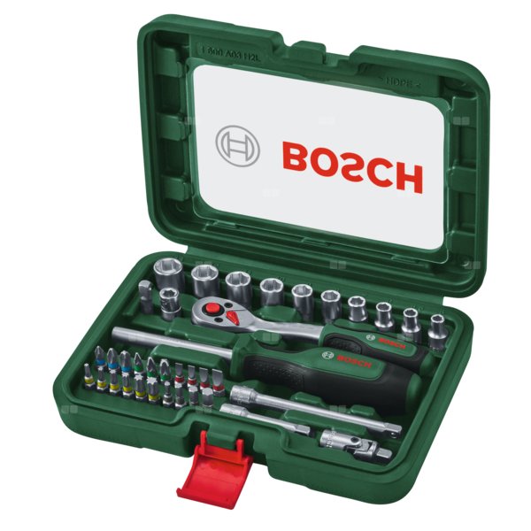 GRZECHOTKA 1/4'' RATCHET SET 37P