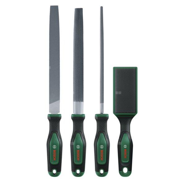 PILNIK FILE SET + BRUSH 4PC