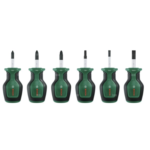 ŚRUBOKRĘT STUBBY SCREWDRIVER SET 6-PIECE