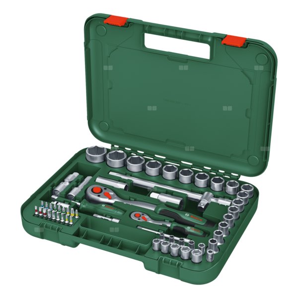 GRZECHOTKA 1/4'' + 1/2'' RATCHET SET