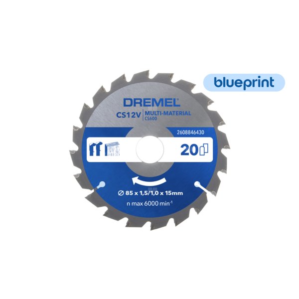 DREMEL Blueprint tarcza Multi-Material do piły kompaktowej, 85x15 T20