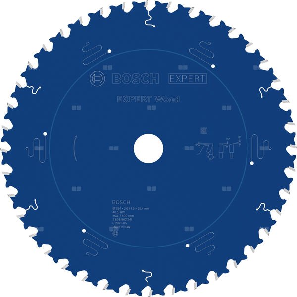 TARCZA PILARSKA EX WO T 254X25.4-40
