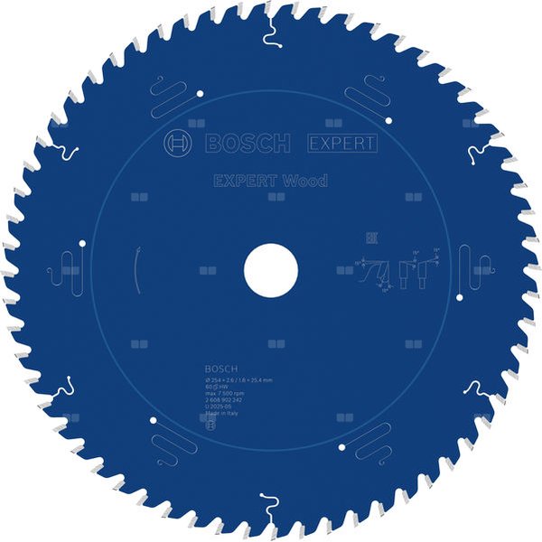 TARCZA PILARSKA EX WO T 254X25.4-60