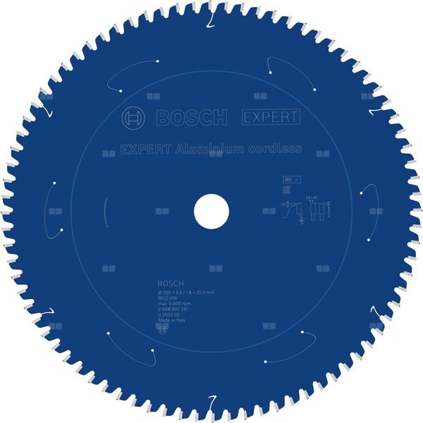 TARCZA PILARSKA EX AL B 305X25.4-80