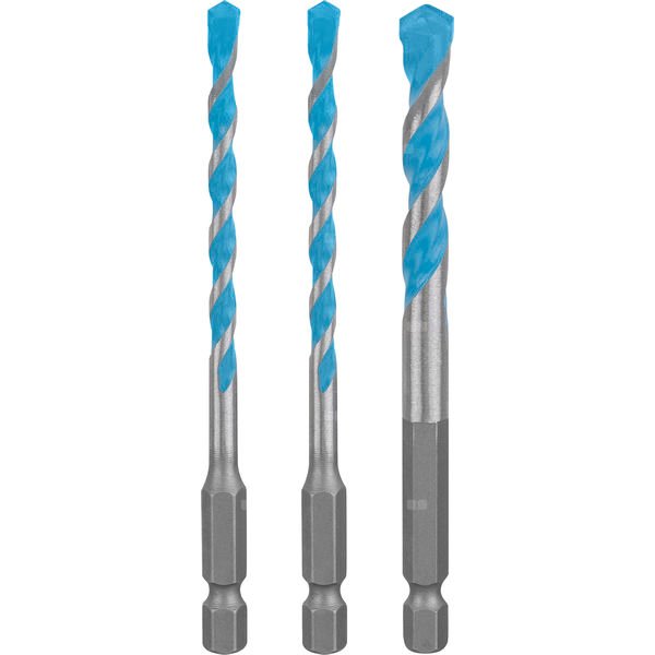 impact drill bit Multic. HEX-9 3pc Set