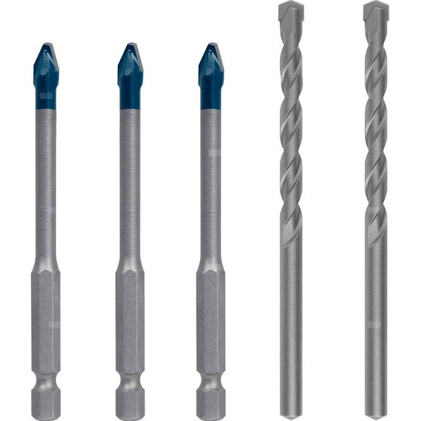Tile drill bit HEX-9 HC+MCB 5pc Set