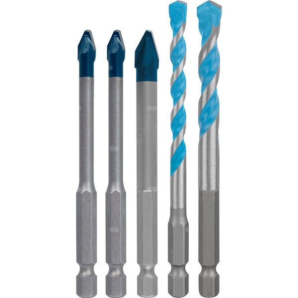 Tile drill bit HEX-9 HC+MCB 5pc Set