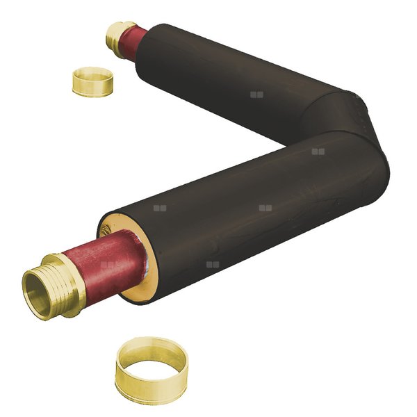 Łuk BRUGG CPX UNO, PE (na wtyk x na wtyk)