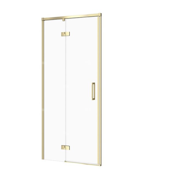 DRZWI NA ZAWIASACH KABINY PRYSZ LARGA ZŁOTA MAT 80X195 LEWE TRANS