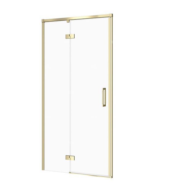DRZWI NA ZAWIASACH KABINY PRYSZ LARGA ZŁOTA MAT 90X195 LEWE TRANS