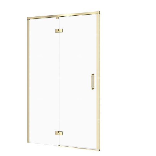 DRZWI NA ZAWIASACH KABINY PRYSZ LARGA ZŁOTA MAT 120X195 LEWE TRANS