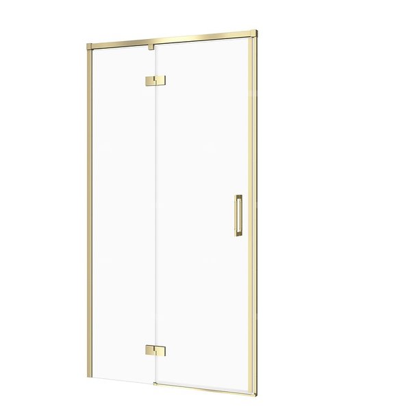 DRZWI NA ZAWIASACH KABINY PRYSZ LARGA ZŁOTA MAT 100X195 LEWE TRANS