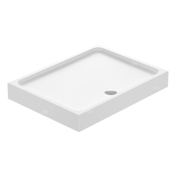 BRODZIK PROSTOKĄTNY TAKO 120X90X16 ZINTEGROWANY