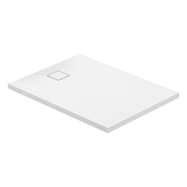 SET C253 BRODZIK PROST TAKO SLIM 120X90X4,5 BIAŁY MAT + SYFON (VIRT)