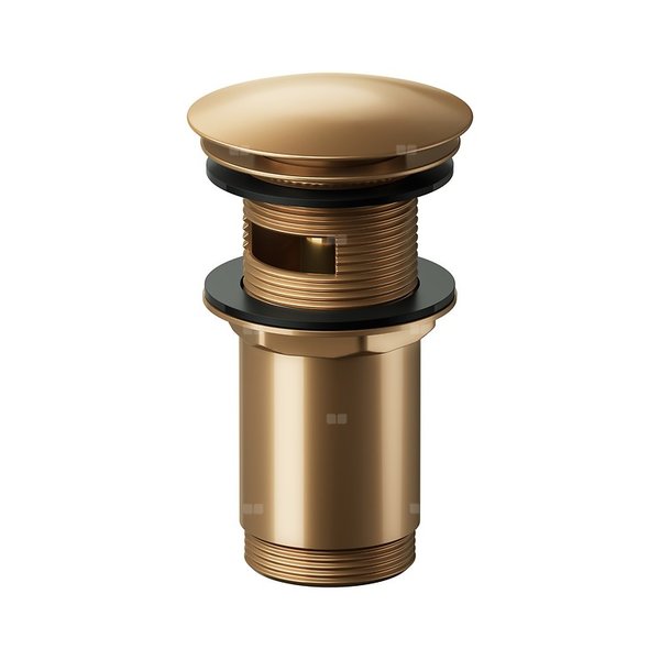 AUTOMATYCZNY UNIWERSALNY KOREK KLIK-KLAK MIEDŹ SZCZOTKOWANA