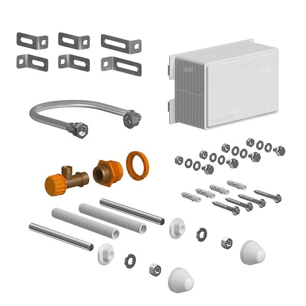 KPL MONTAŻOWY Z KRÓTKIMI UCHWYTAMI ŚCIENNYMI DLA SYSTEM AQUA