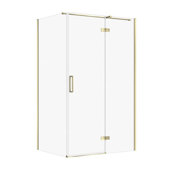 KABINA PRYSZNICOWA CITY Z ZAWIASAMI ZŁOTA 120X90X195 PRAWA TRANSP