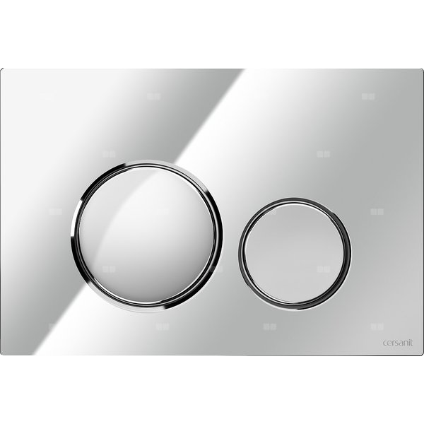 PRZYCISK LUNA CHROM BŁYSK