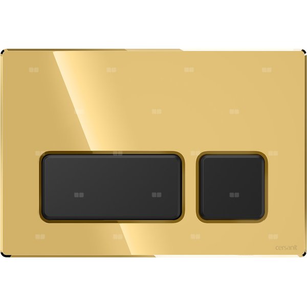 PRZYCISK BLOCK ZŁOTY BŁYSK KLAWISZE CZARNY MATOWY