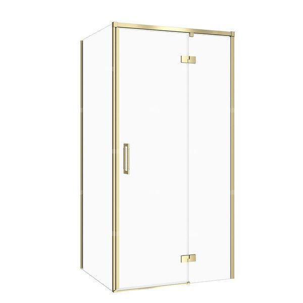 SET C276 KABINA LARGA ZAWIAS PRAWA ZŁOTA MAT 100X80X195 SZK TRANS WIR