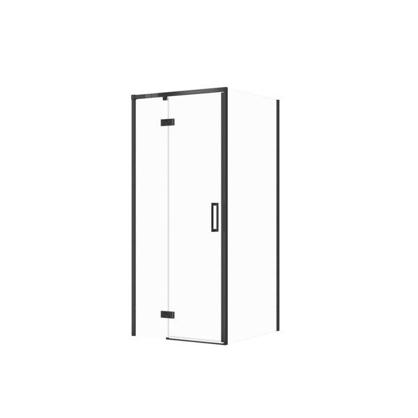 SET C99 KABINA LARGA ZAWIAS LEWA CZARNA 80X90X195 SZK TRANS WIR