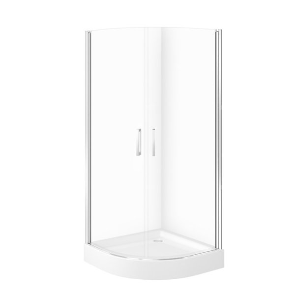 SET C391 KAB MODUO PÓŁOKR DRZWI PEŁNE 90X90X195+TAKO BIAŁY 90X16 WIR