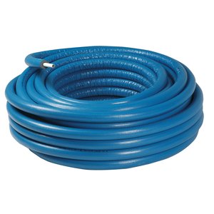 Rura MultiSkin2 - PERT/AL/PERT w zwojach izolowana, grubość izolacji 9mm 20x2 niebieska