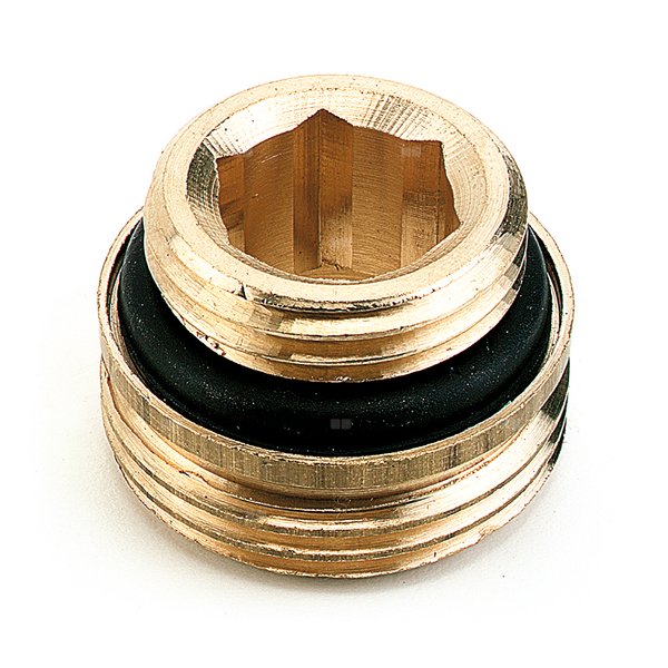 Nypel przejściowy do grzejników z wyjściem 1/2" gwint wewnętrzny 3/4"-1/2"