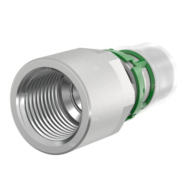 Złączka prosta, końcówka zaprasowywana COMAP MultiSkin Visu-Control, mosiądz, 63x4,5 x 2'' (MZ x GW)