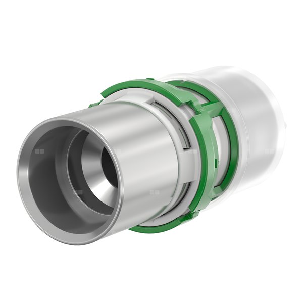 Złączka prosta adaptacyjna, końcówka zaprasowywana COMAP MultiSkin Visu-Control, mosiądz, 16x2 x 15 mm (MZ x lut)