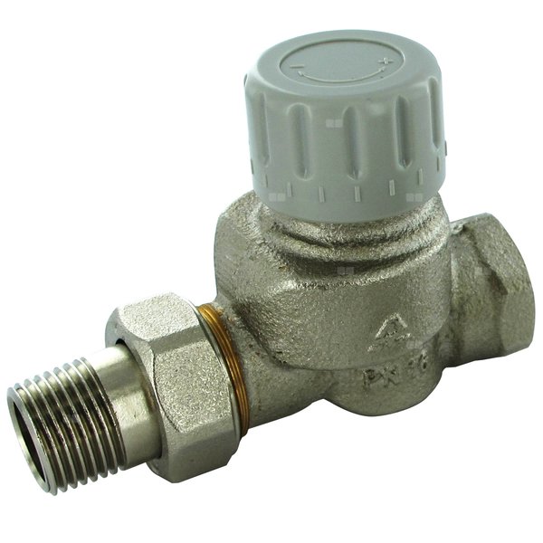 Zawór odcinający COMAP 804R mosiądz (niklowanie) M30 4.5 Kvs GW x GZ 3/4'' x 3/4''