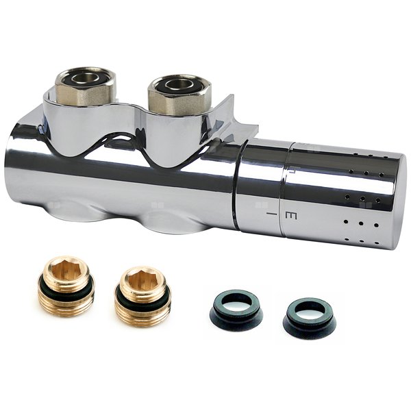 Zawór grzejnikowy termostatyczny COMAP AutoSar Thermod Design kątowy, połączenie 3/4'' x 3/4'' (chrom)