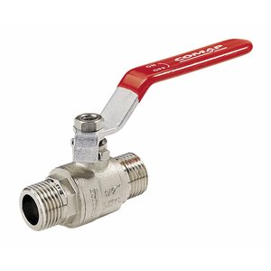 Zawór kulowy z dźwignią, gwint zewnętrzny - gwint zewnętrzny 1"