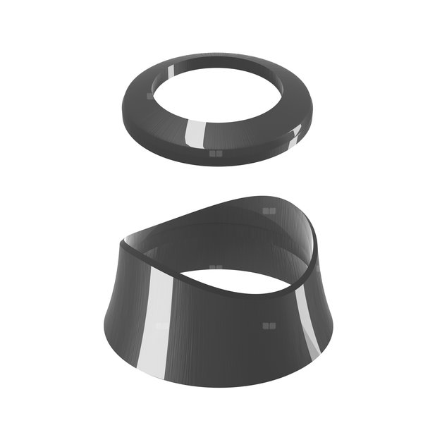 Zestaw pierścieni ozdobnych do głowicy SENSO kolor satyna