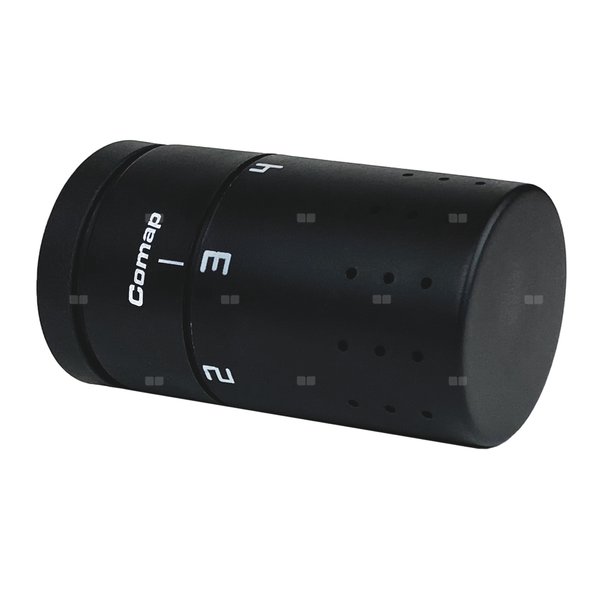 Głowica termostatyczna SENSITIVE gwint M30x1,5 (do zestawów termostatycznych Design lub grzejników z wkładką M30x1,5) - kolor czarny