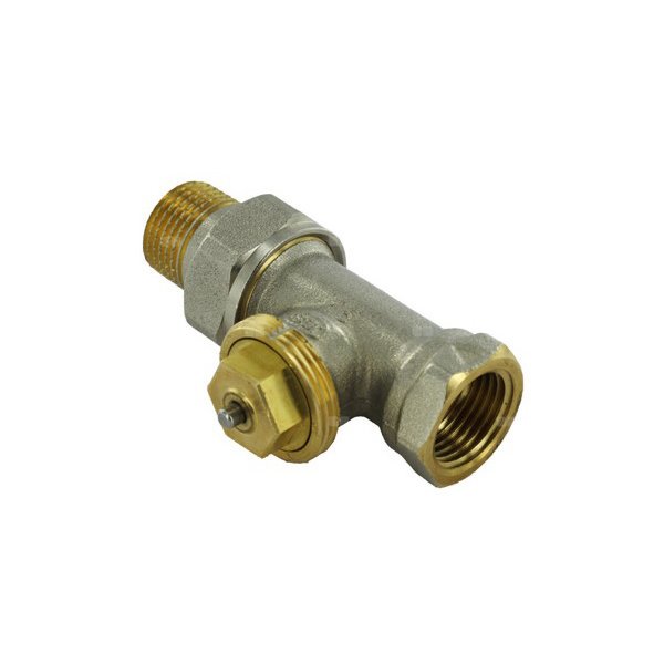 Zawór grzejnikowy COMAP R855 prosty, połączenie 1/2'' (niklowanie)