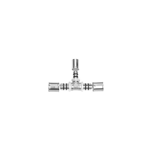 Trójnik CONEX BÄNNINGER P7130 redukcja mosiądz niklowany 16 mm x 20 mm x 16 mm (złącze zaciskowe)
