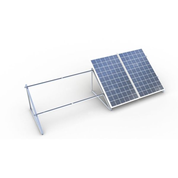 System CORAB PI-057.1- ramiona tylne L395, dach płaski inwazyjny, 15 ST. pion AL.