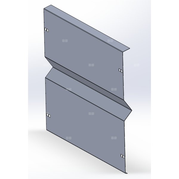 Wiatrownica do systemu PB068 2200x304x0,5