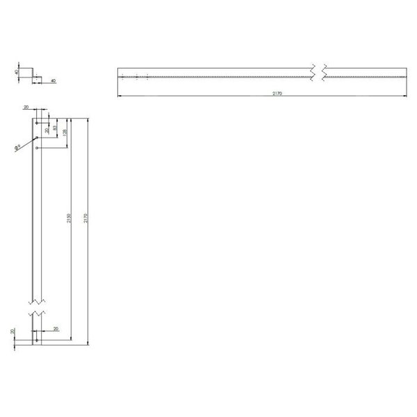 Belka balastu L1360