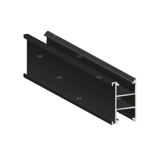 Szyna montażowa ryflowana SM-30X50/3440 AL KLIK czarna