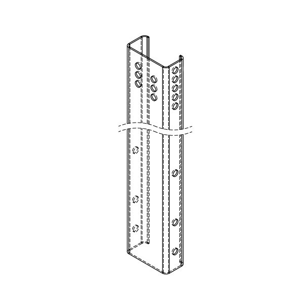 Podpora tylna L1700 (105x50x3)