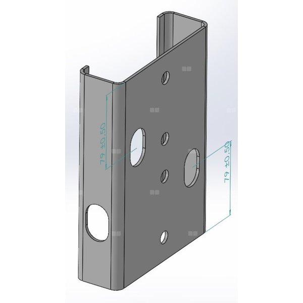 STOPA SYSTEMU WS004R-WS006R L220 (156x50x3)